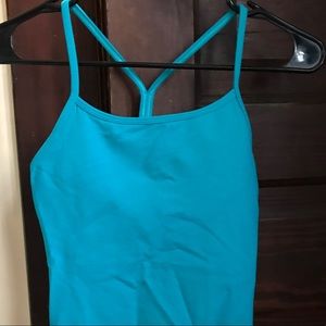 Lululemon Power Y Tank Top Teal Size 4